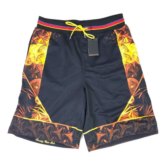 Robert Graham Asteroids Short XL Limited Edition Supima Cotton Black/Yellow - Picture 1 of 8